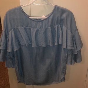 Lauren Conrad ruffle shirt